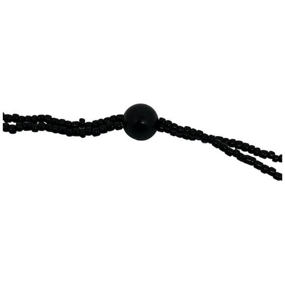 Beaded Shell Necklace - 30" Long, Good Condition - Picture 8 of 11